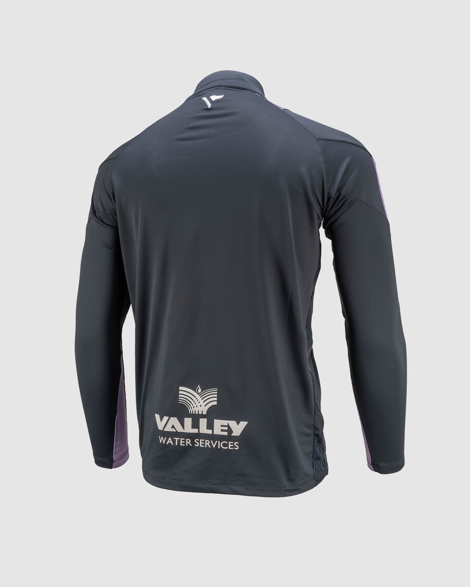 Dragons RFC 24/25 Womens Half Zip Top - Gun Metal Grey/Lavender