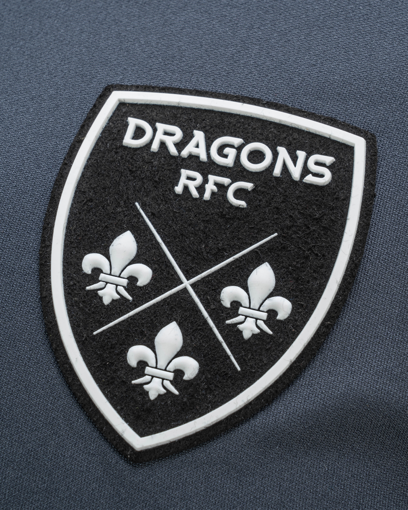 Dragons RFC 24/25 Womens Half Zip Top - Gun Metal Grey/Lavender