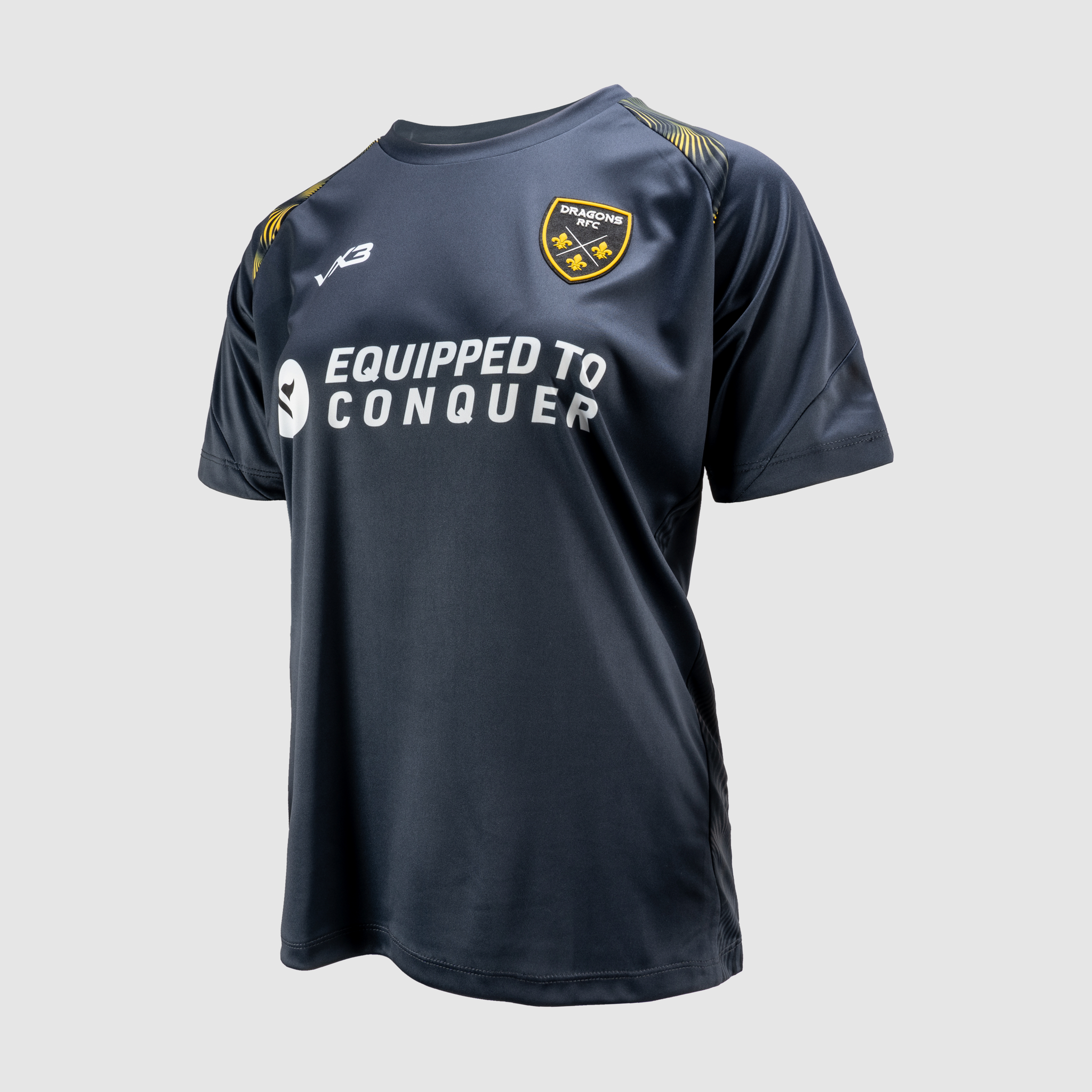 Dragons RFC 24/25 Quadrigo Training Tee Gun Metal Grey/Amber