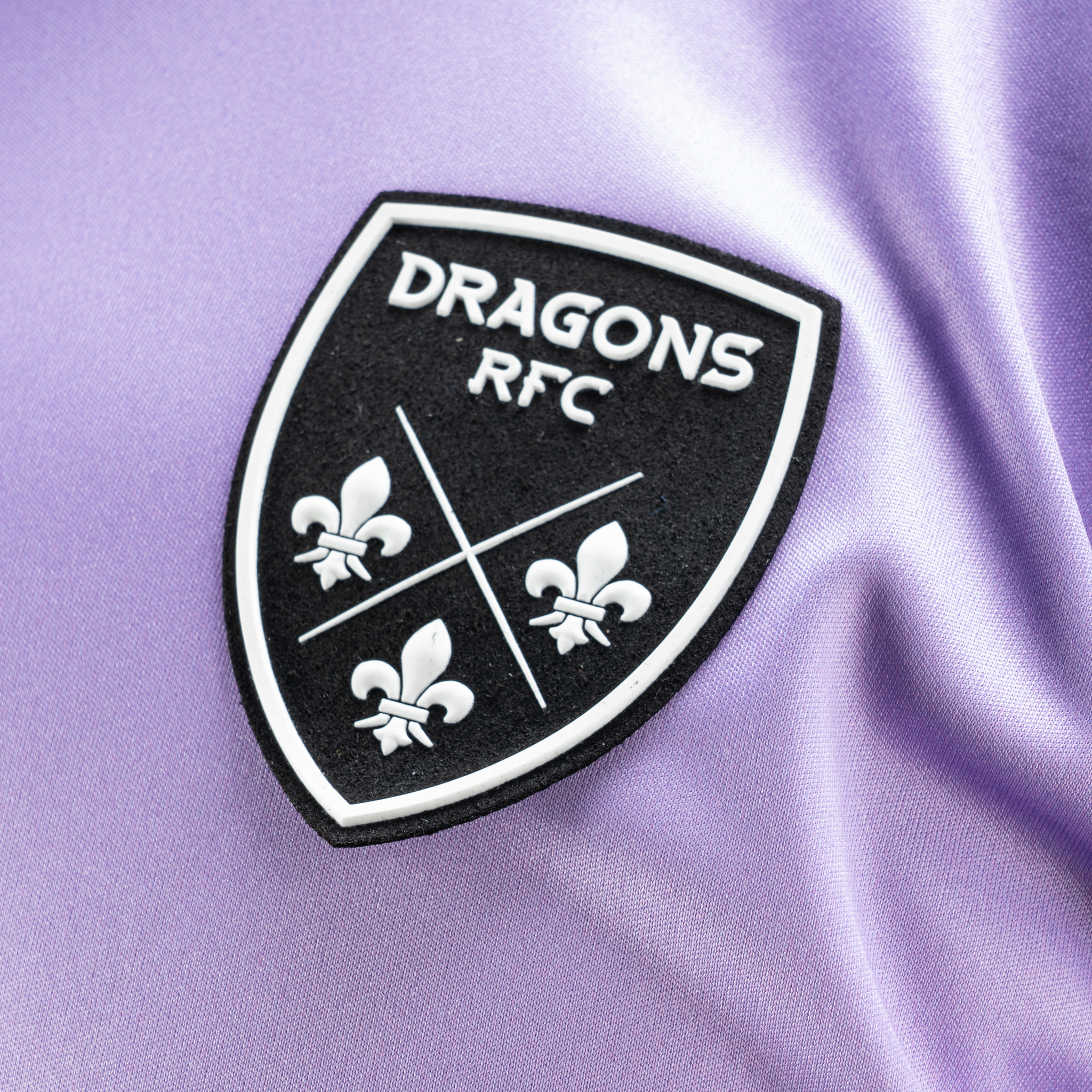 Dragons RFC 24/25 Quadrigo Training Tee- Lavender/Gun Metal Grey