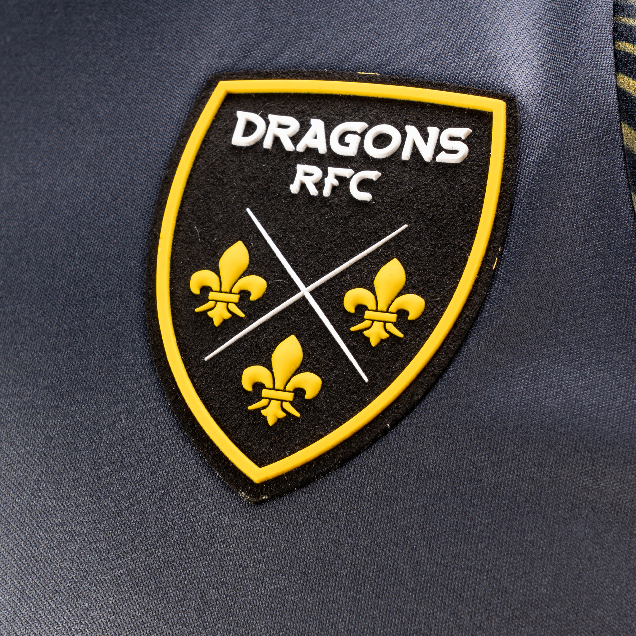 Dragons RFC 24/25 Quadrigo Training Vest - Gun Metal Grey/Amber