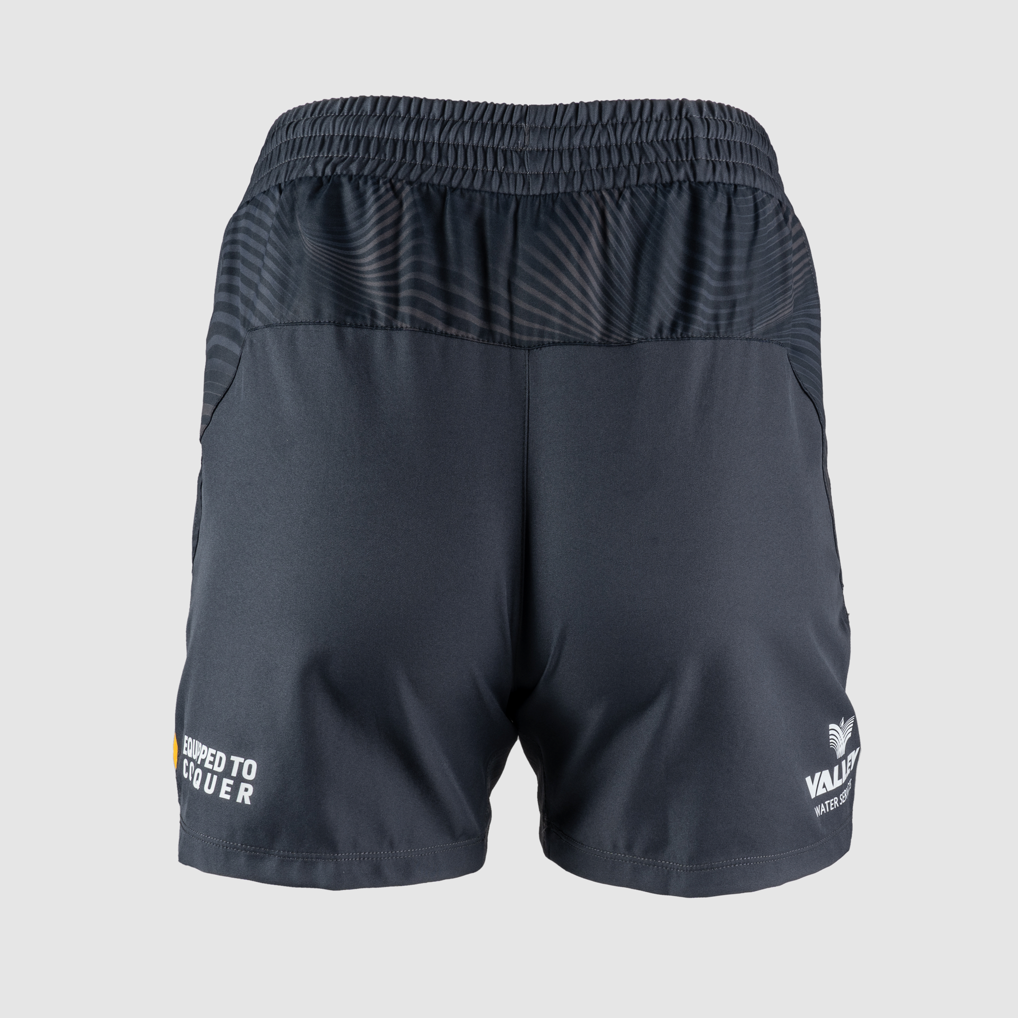 Dragons RFC 24/25 Quadrigo Gym Shorts - Gun Metal Grey/Amber