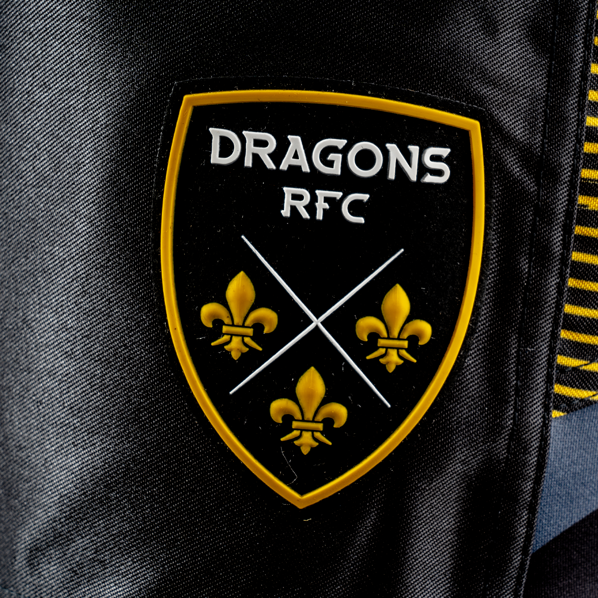 Dragons RFC 24/25 Rugby Training Short- Black/Amber