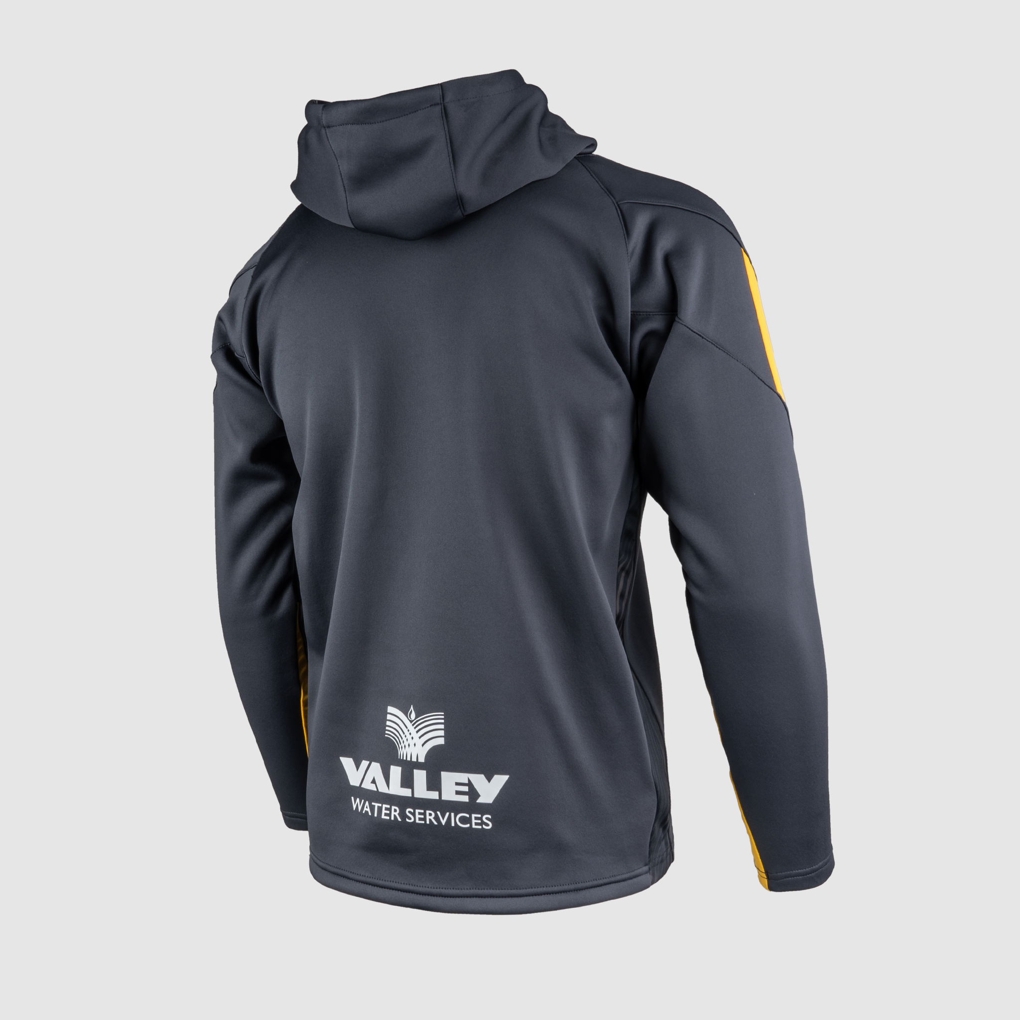 Dragons RFC 24/25 Womens Training Hoodie - Gun Metal Grey/Amber