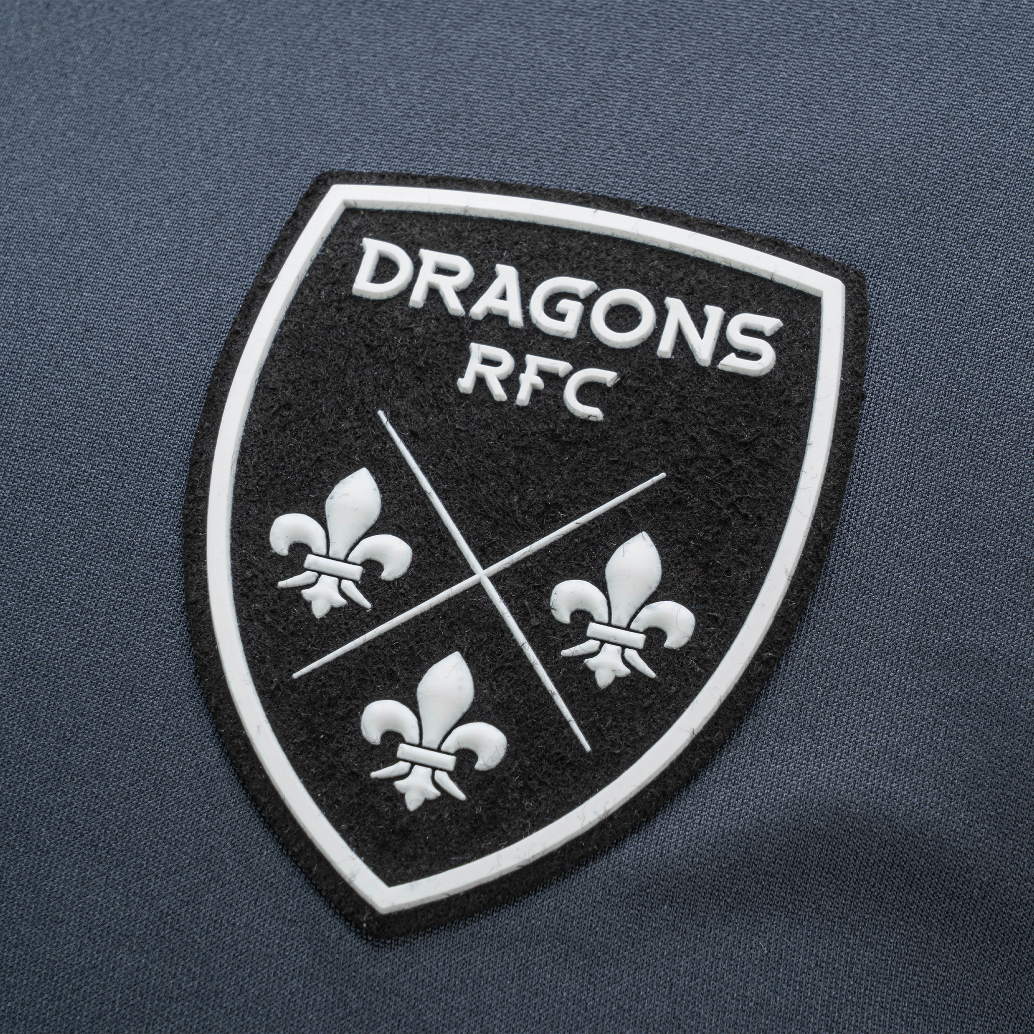 Dragons RFC 24/25 Half Zip Top - Gun Metal Grey/Lavender