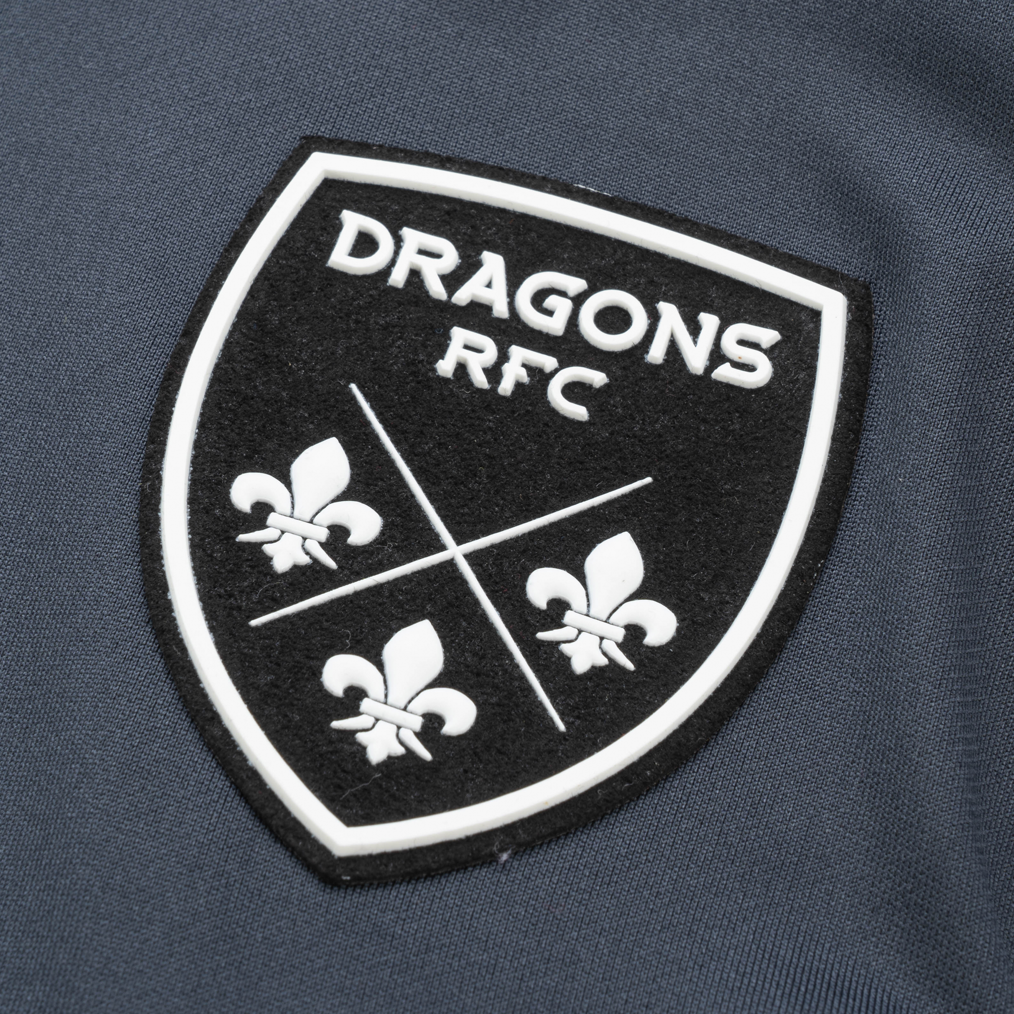 Dragons RFC 24/25 Womens Half Zip Top - Gun Metal Grey/Lavender