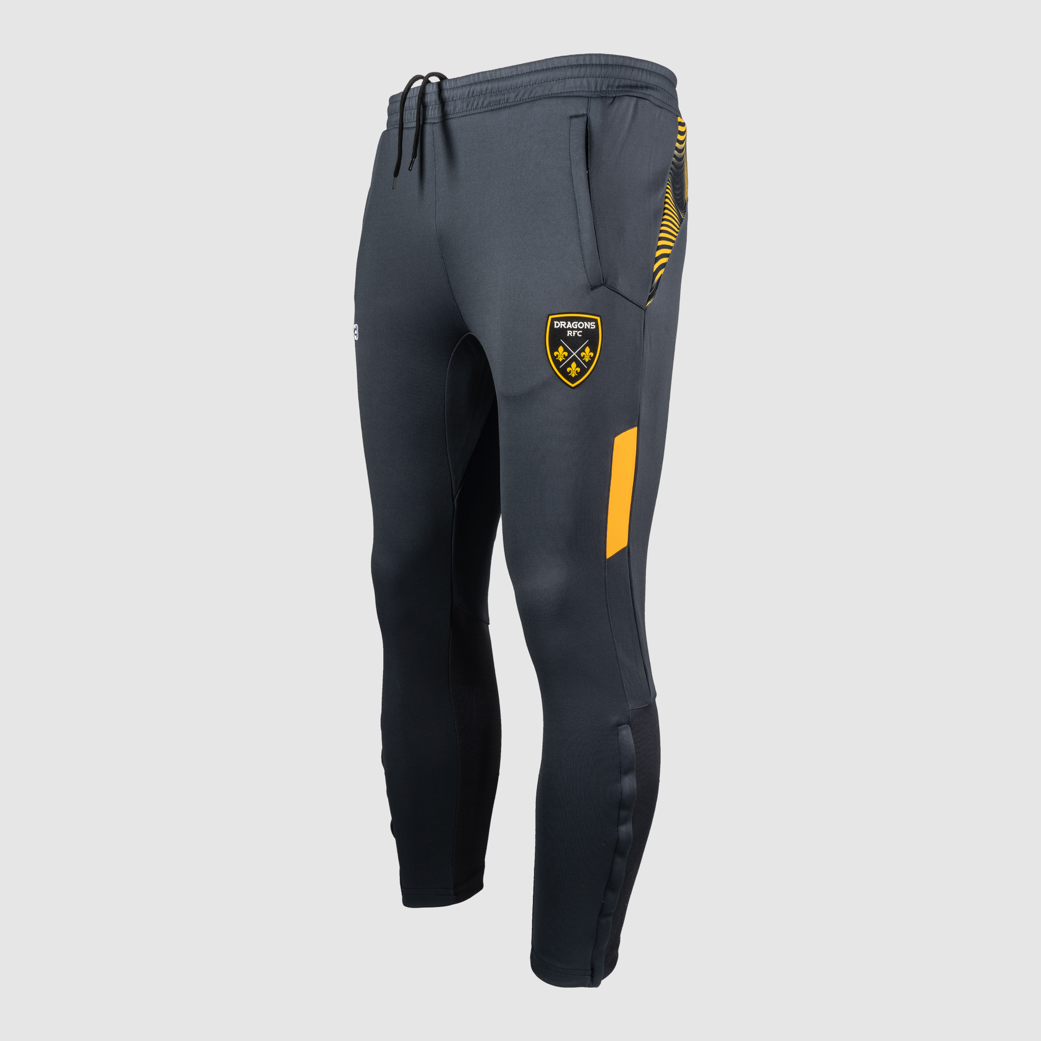 Dragons RFC 24/25 Quadrigo Skinny Pants - Gun Metal/Amber Badge