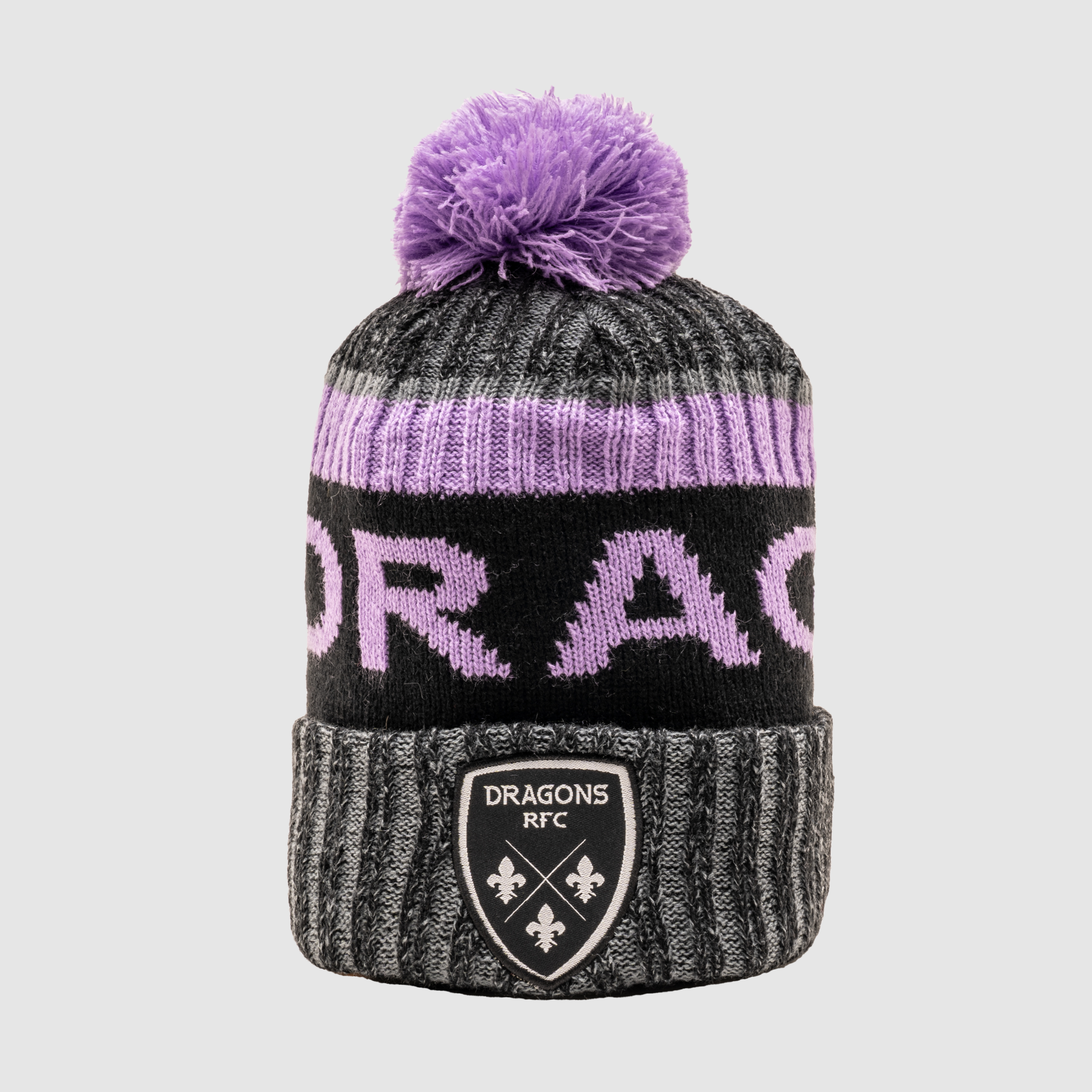 Dragons RFC 24/25 Bobble Hat - Lavender