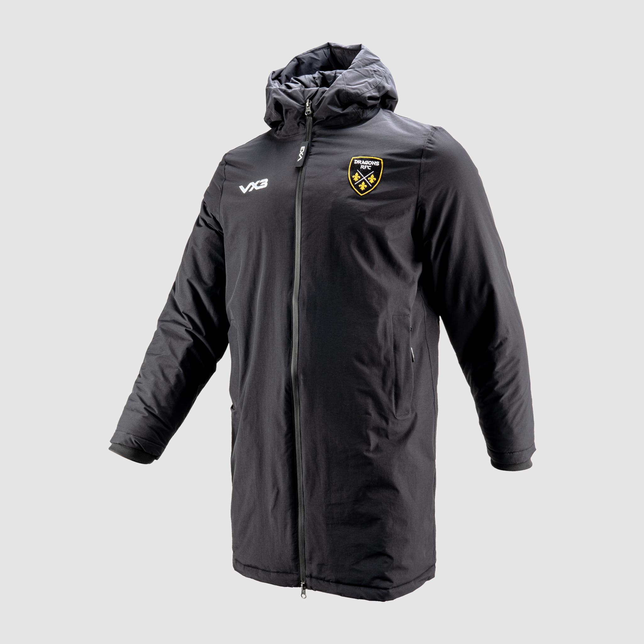 Dragons RFC 24/25 Nero Managers Jacket