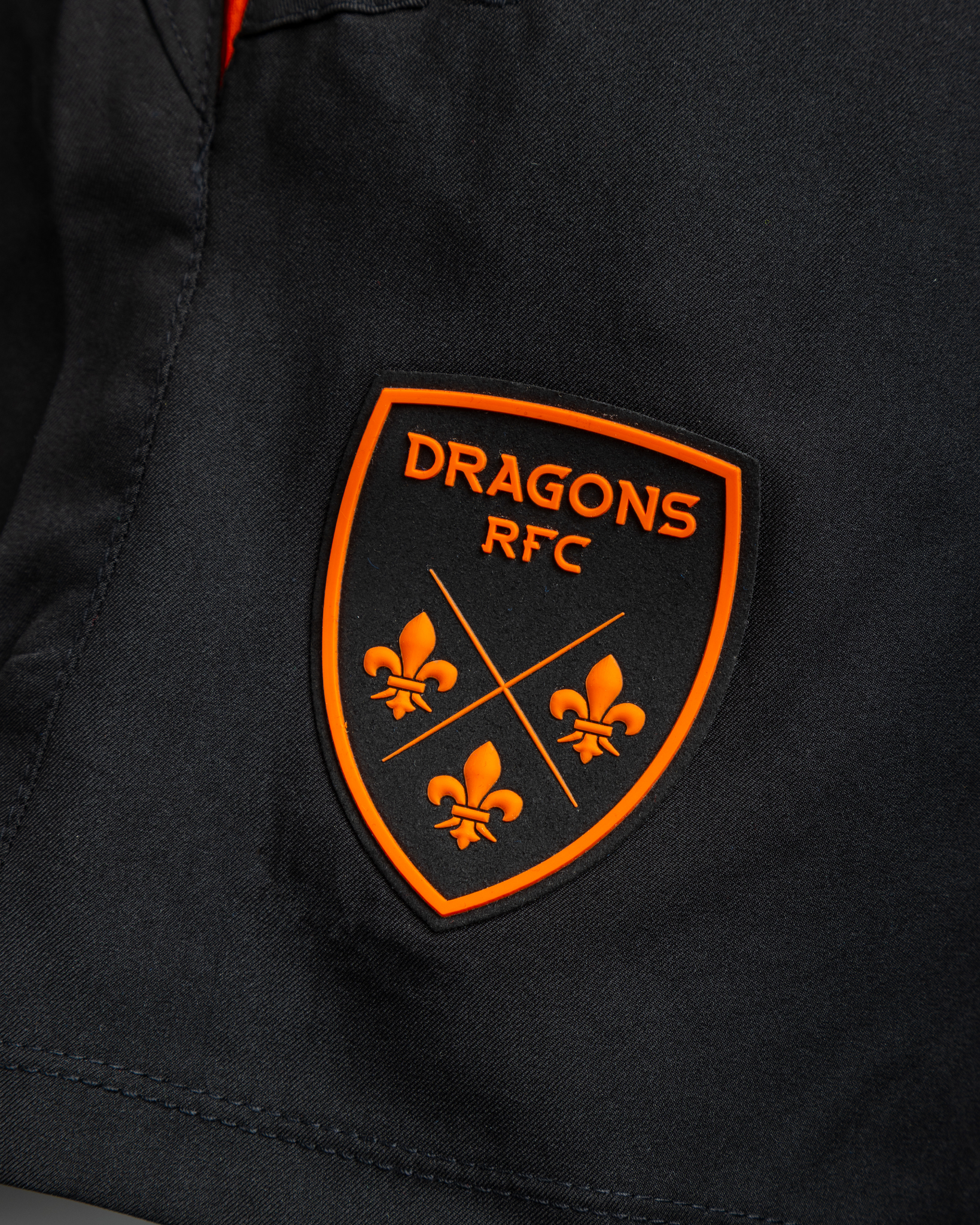 Dragons RFC 25/26 Vertex Gym Shorts Youth Black/Bright Orange