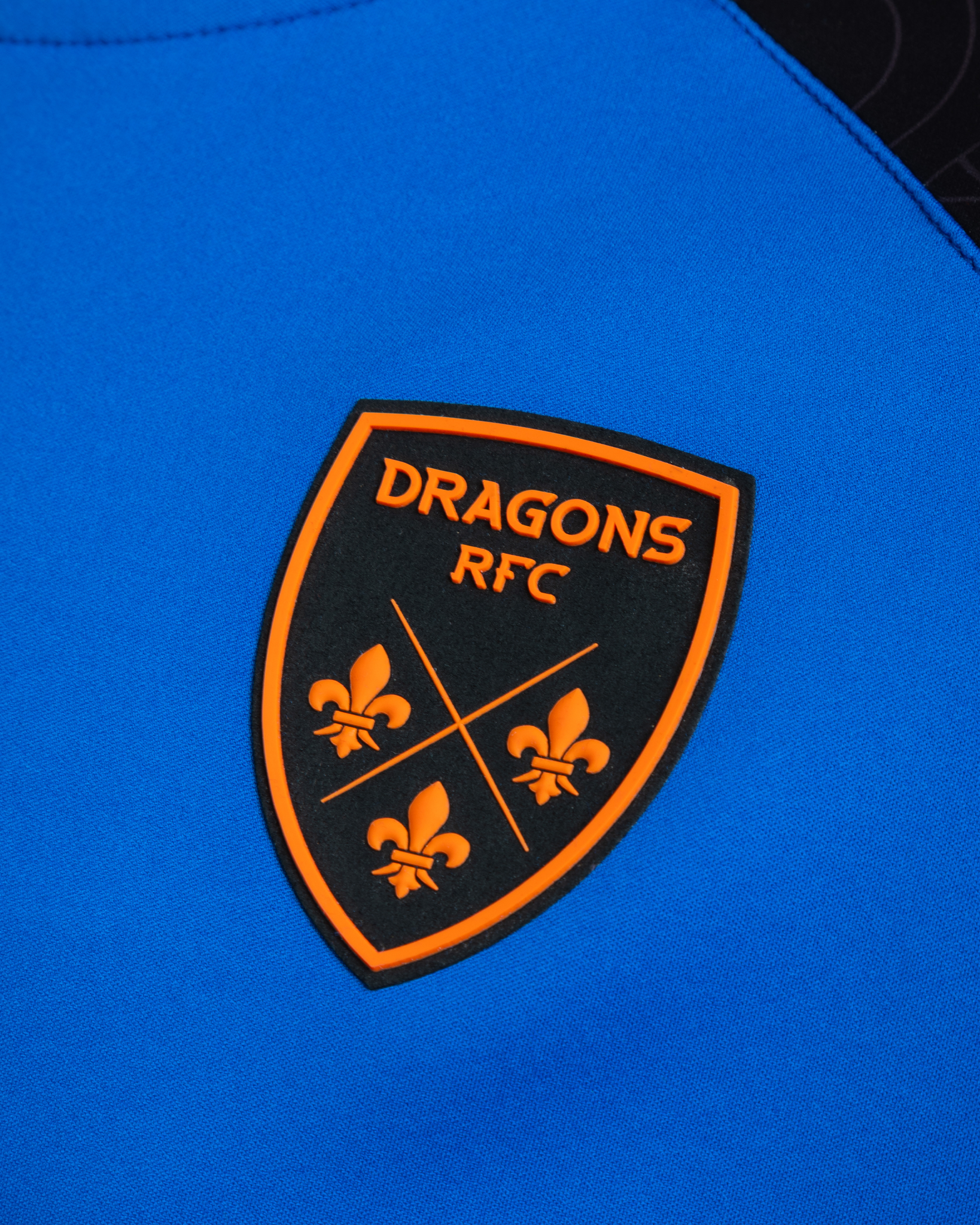 Dragons RFC 25/26 Vertex Training Sweatshirt Royal/Black/Bright Orange