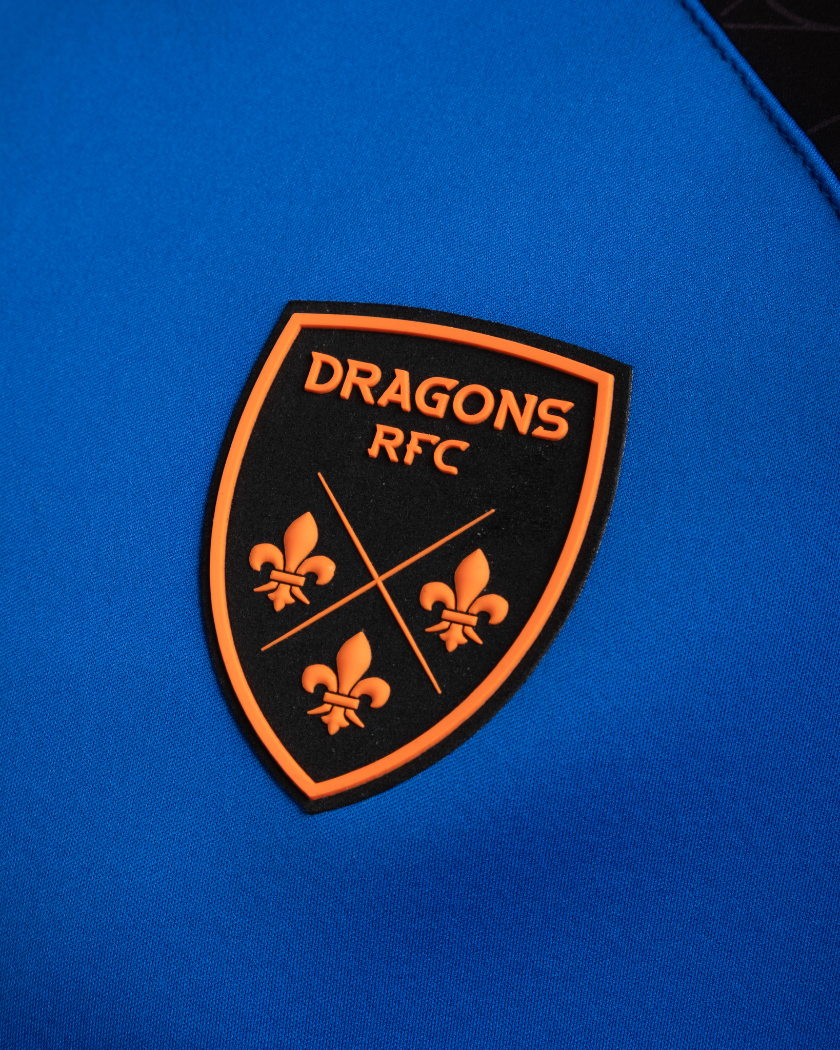 Dragons RFC 25/26 Vertex Training Hoodie Youth Royal/Black/Bright Orange