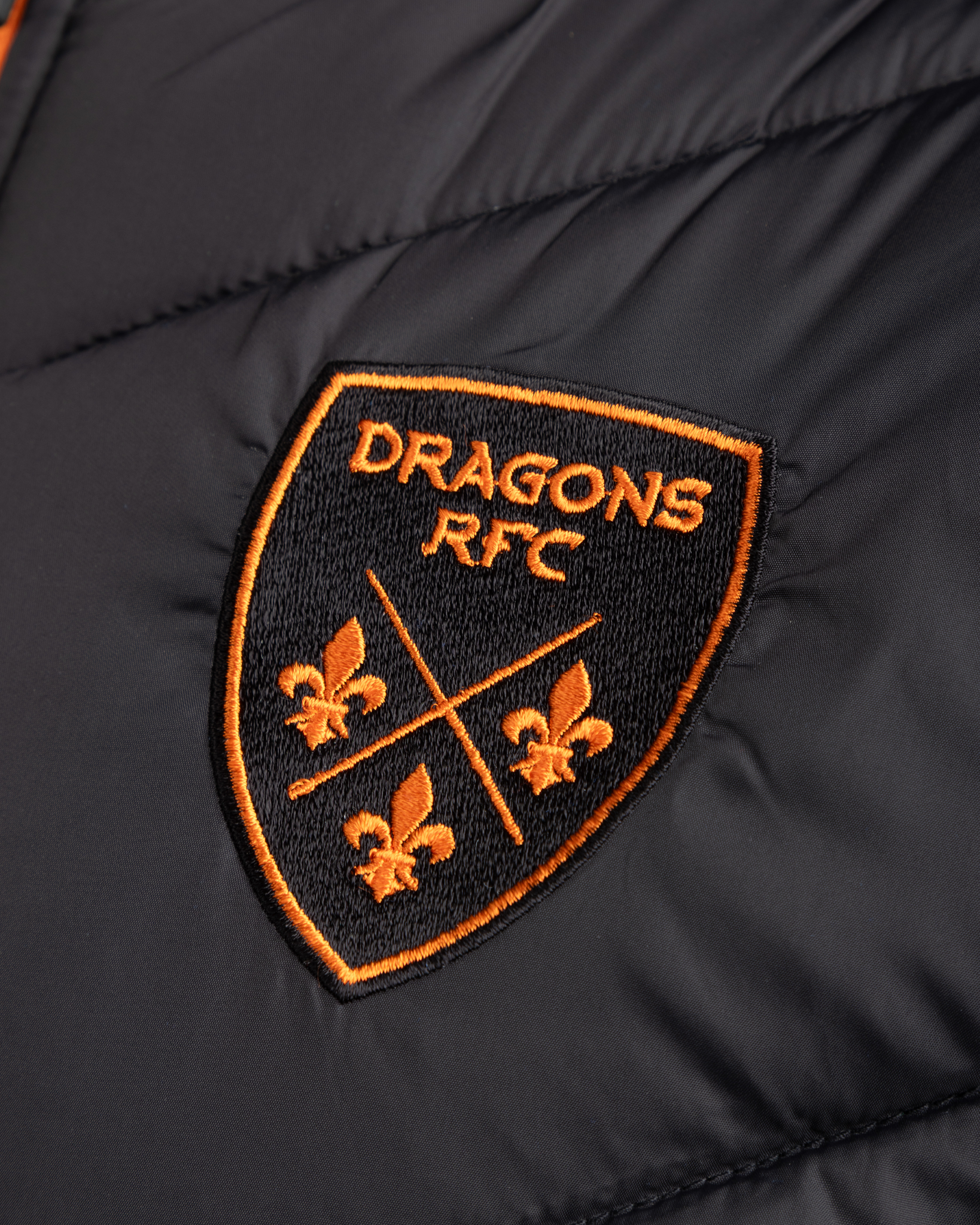Dragons RFC 25/26 Ventus Gilet Black/Bright Orange