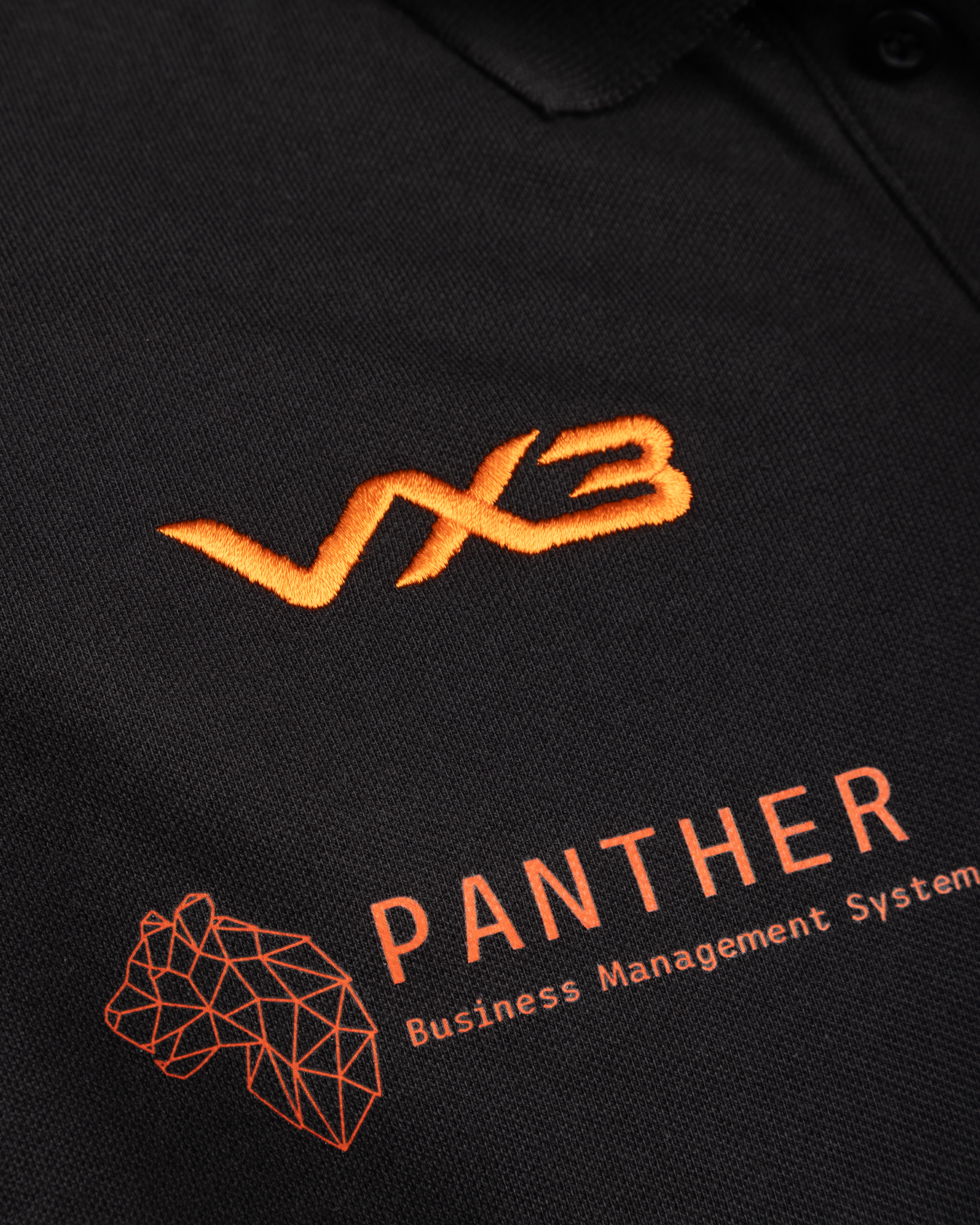 Dragons RFC 25/26 Polo Shirt Black/Bright Orange