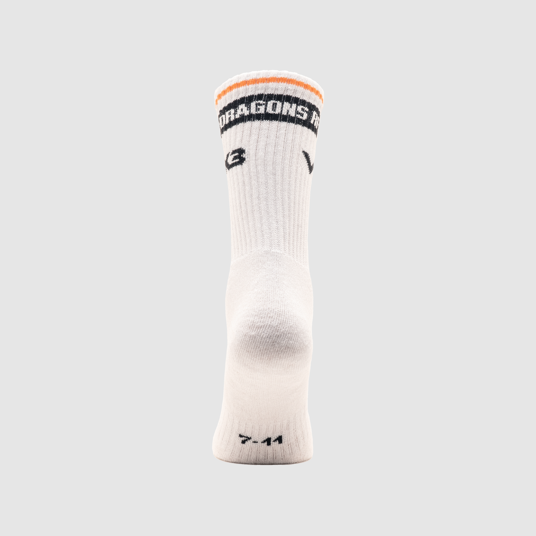 Dragons RFC 24/25 White Crew Sock