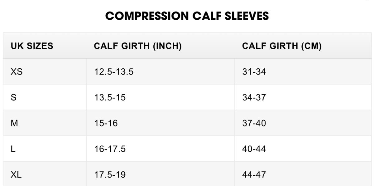 CRX Black Elite Compression Calf Sleeves